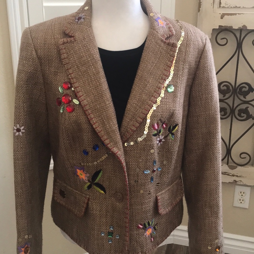 Boho chic blazer